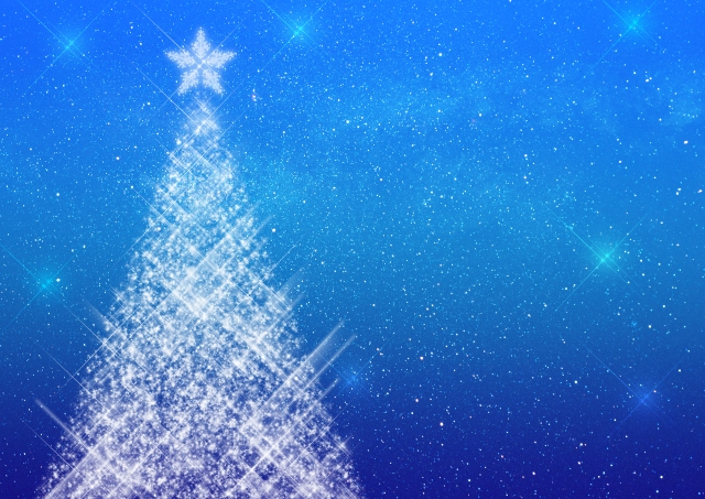 星でできたクリスマスツリー。情報にもバリアフリーを。障がい者とその関係者のコミュニティ、情報サイト。ナレバリ
